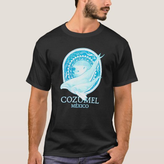 コスメル メキシコ ザトウクジラ ダイビング Tシャツ (正面)