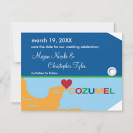 コスメル ラゲッジタグ Save the Date 発表 セーブザデート