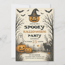 コスメ不気味ンスバッシュハローウィンパーティ招待状 招待状