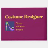 コスメ広告ンデザイナーのパーソナライズ マグネット (正面)