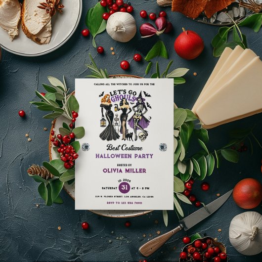 コスメ最高のットハローウィンパーティ招待状 招待状