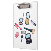 コスメ/メイクアップ漫画イラストレーション クリップボード (左)