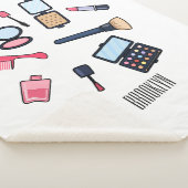 コスメ/メイクアップ漫画イラストレーション シェルパブランケット (3/4)