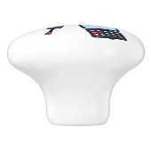 コスメ/メイクアップ漫画イラストレーション セラミックノブ (側面)