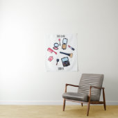 コスメ/メイクアップ漫画イラストレーション タペストリー (インサイチュ)