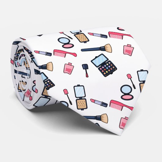 コスメ/メイクアップ漫画イラストレーション ネクタイ (ロール)