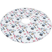 コスメ/メイクアップ漫画イラストレーション ブラッシュドポリエステルツリースカート (アングル)