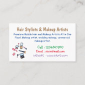 コスメ/メイクアップ漫画イラストレーション 名刺 (正面)