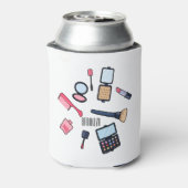 コスメ/メイクアップ漫画イラストレーション 缶クーラー (缶裏面)
