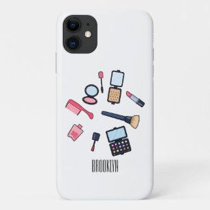 コスメ/メイクアップ漫画イラストレーション iPhone 11 ケース