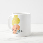 コスモのお花 ママ おばあちゃん コーヒーマグカップ (正面左)