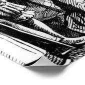 コスモの木版画の後のジプシー占い ポスター (角)