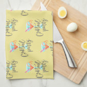 コスモカクテルパーティーキッチンタオル キッチンタオル (四つ折り)