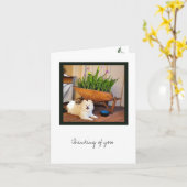 コスモコレクショ空白のン1ノートカード カード (黄色い花)