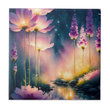 コスモスが芸術作品を花開く