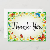 コスモスとデイジー ポストカード (正面/裏面)