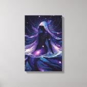 コスモスの娘 キャンバスプリント (正面)