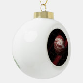 コスモスの糸 セラミックボールオーナメント (左)