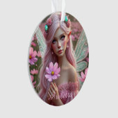 コスモスの美しい10月の妖精 オーナメント (正面)