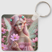 コスモスの美しい10月の妖精 キーホルダー (裏面)