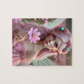 コスモスの美しい10月の妖精 ジグソーパズル (横)