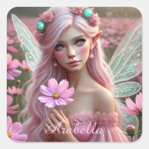 コスモスの美しい10月の妖精