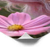 コスモスの美しい10月の妖精 ポスター (コーナー)