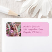 コスモスの美しい10月の妖精 ラベル (インサイチュ)