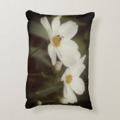 コスモスの花とミツバチ アクセントクッション (裏面(縦))