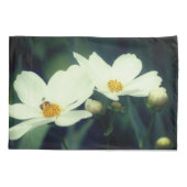 コスモスの花とミツバチ 枕カバー (裏面)