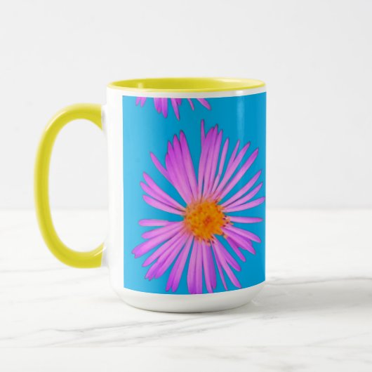 コスモスの花のボタニカル マグカップ (左)