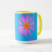 コスモスの花のボタニカル マグカップ (正面右)