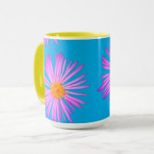 コスモスの花のボタニカル マグカップ (正面左)