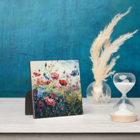 コスモスの花を間近に フォトプラーク (インサイチュ)