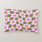 コスモスの花パターン アクセントクッション (裏面)