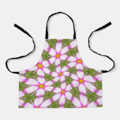 コスモスの花パターン エプロン (正面)