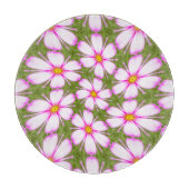 コスモスの花パターン カッティングボード (正面)