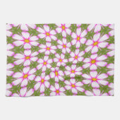 コスモスの花パターン キッチンタオル (横)