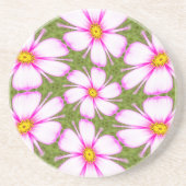 コスモスの花パターン コースター (正面)