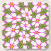 コスモスの花パターン コースター (正面)
