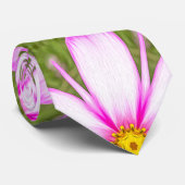 コスモスの花パターン ネクタイ (ロール)