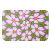 コスモスの花パターン バスマット (正面)
