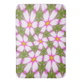 コスモスの花パターン バスマット (正面縦)