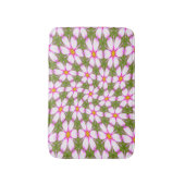 コスモスの花パターン バスマット (正面縦)