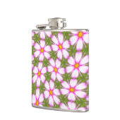 コスモスの花パターン フラスク (左)