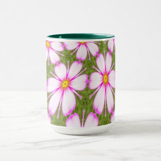 コスモスの花パターン マグカップ (中央)