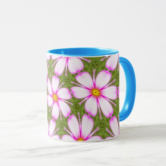 コスモスの花パターン マグカップ (正面右)