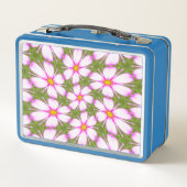 コスモスの花パターン メタルランチボックス (裏面)