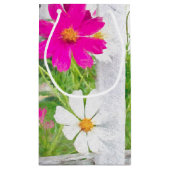 コスモスの花フェンス スモールペーパーバッグ (裏面)