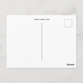 コスモスの花：日本 ポストカード (裏面)